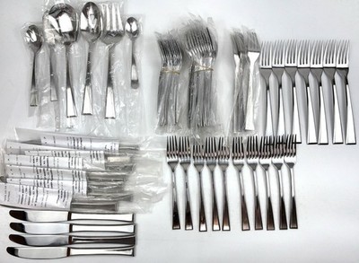  58 NEW Yamazaki EPOCH Pattern Patrick Flatware Service for 10 18/8 MCM
