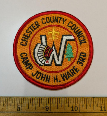 Chester County Council Camp John H. Ware 3rd Green Tree Patch BSA New