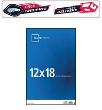 Mainstays   12x18 Picture Frame   Black Front Loading Wall or Tabletop Photo Fra