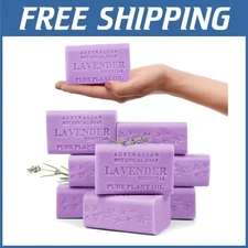 Organic Lavender Soap Bars, Enriched with Shea Butter