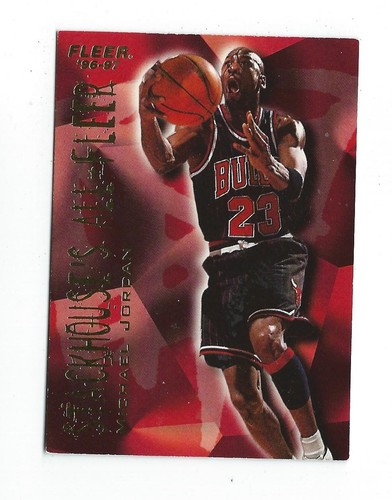 1996-97 Fleer Stackhouse's All-Fleer #4 Michael Jordan Bulls
