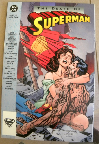 DC 1993 Superman LA MORTE DI SUPERMAN tpb quasi nuovo 1° edizione 1° stampa