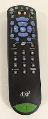 Dish Network EchoStar 3.4 IR 155153 Green #1 Remote Control Electronics