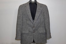 Vintage HARRIS TWEED by Palm Beach Blazer Men's Gray Wool