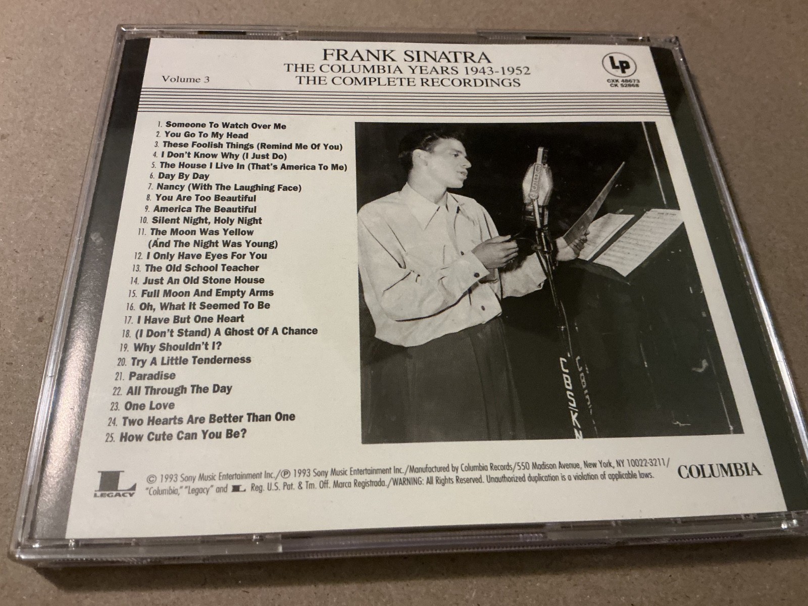 Frank Sinatra – The Columbia Years 1943-1952: The Complete Recordings 12 CD Box thumbnail 5