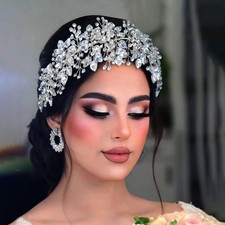 Wedding Headpiece For Bride Bridal Headband Rhinestone Hair Accessories