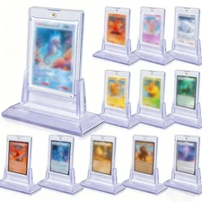 35 pt Magnetic Card Holders with Stands for Trading Protector Storage & Display