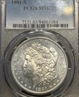 1881 S Morgan Silver Dollar $1 PCGS MS63PL   Nice Coin proof-like finish