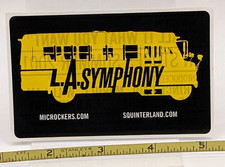 LA Symphony indy hip hop scene vintage sticker 2001 Y2K
