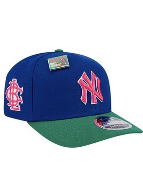 New York Yankees Big League Chew Stretch-Snap New Era adjustable Hat Blue Green