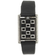 Cartier 18 Karat White Gold Tank Basculante Diamond and Black Onyx Flip Top 2