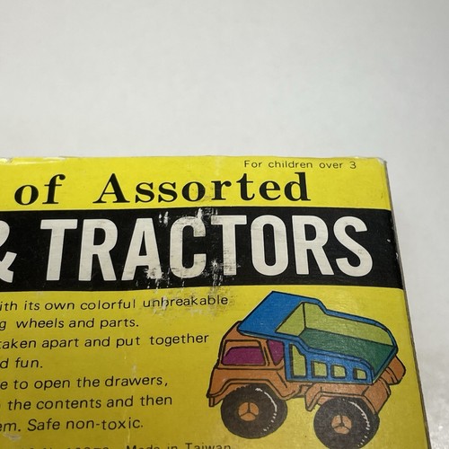 Vintage Cabinet Assorted Trucks Tractors Car 12 Drawers 1981 Made in Taiwan NOS - Picture 14 of 16