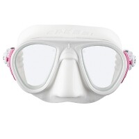 Cressi - Calibro - Tauchmaske - Farbe: Weiß/Pink