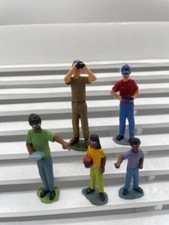 F1107 Greenhills Diecast Metal Painted Spectators x 5 for Scalextric Carrera etc
