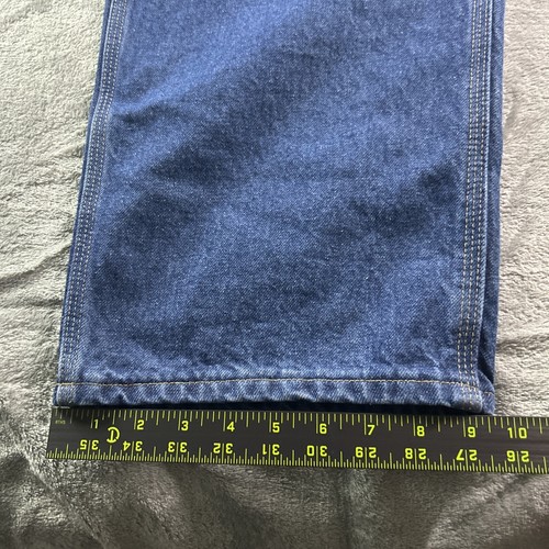 CARHARTT DOUBLE KNEE DENIM LOGGER Dungaree Fit Blue Denim 38x36 Jeans New - Foto 10 di 11