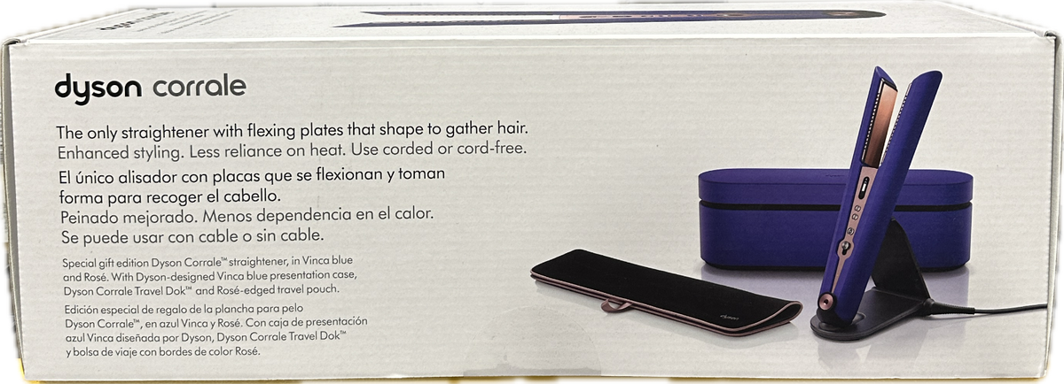 Dyson Corrale Hair Straightener Vinca Blue/Rose Charging Stand