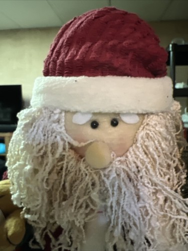 Victorias Garden Plush Santa Decoration 15 Inches - New With Tags - Picture 3 of 12