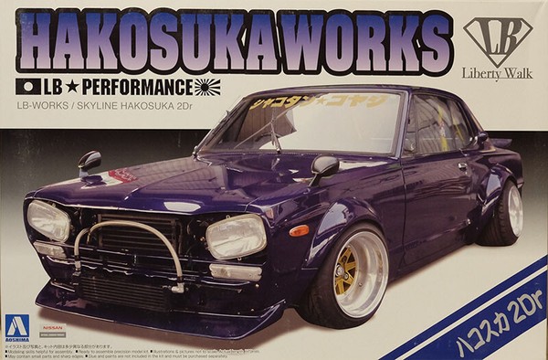 Nissan Skyline C10 Hakosuka Works Lb 1:24 Model Kit Bausatz Aoshima 011492-image