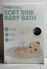 Fridababy Soft Sink Baby Bath Tub in Light Grey 0-24 Months or 20lbs