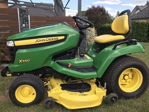 john deere Aufsitzmäher X540 Grasaufnahme Rasenmäher ...