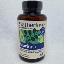 MotherLove Breastfeeding Moringa 120 Liquid Capsules Herbal Supplement 11/2027