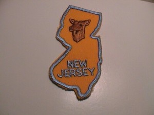 NEW JERSEY SPORTSMANS GAME GUN CLUB DOE WHITETAIL DEER HUNTING PATCH