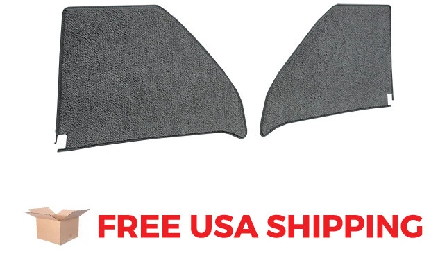 FITS 1964-1965 GMC 1000 Series Kick Panel Inserts without Cardboard Loop Carpet Foto 2 de 2