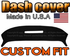 Fits 1968-1977 Chevrolet Corvette Dash Cover Mat Dashboard Pad Usa Made Black