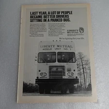 Vintage Print Ad Liberty Mutual Insurance Company Sports Illustrated 10-18-71