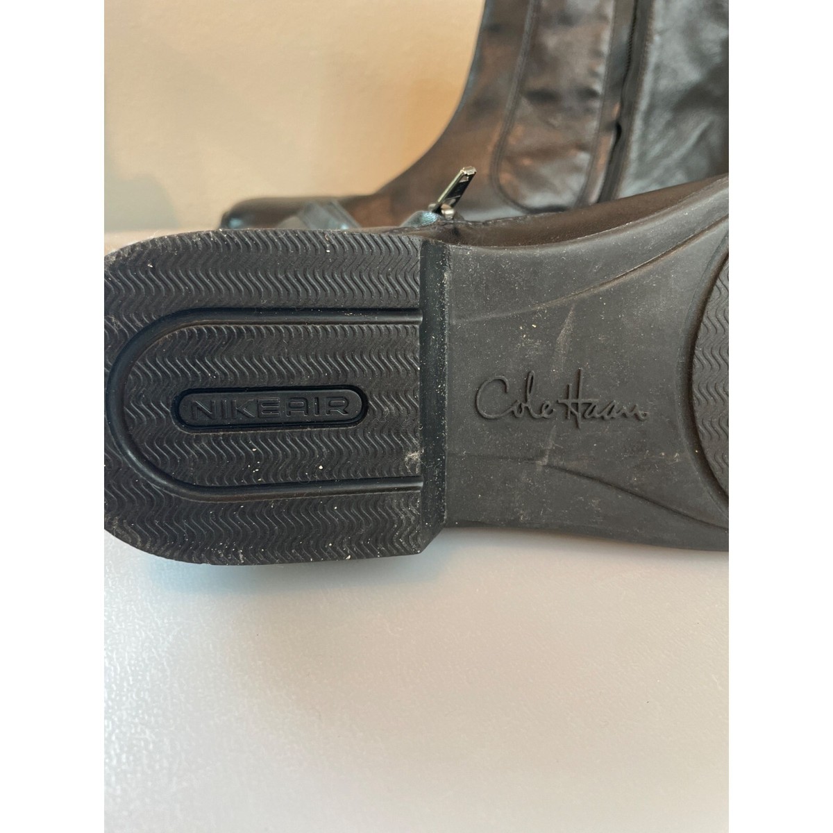Cole Haan Collab Black Waterproof Zip Side Boots | eBay