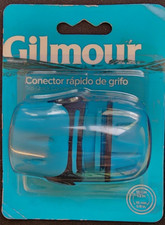  2 Gilmour Quick Connectors and Garden Hose Thread Replacement 1/2" to 5/8" NEW