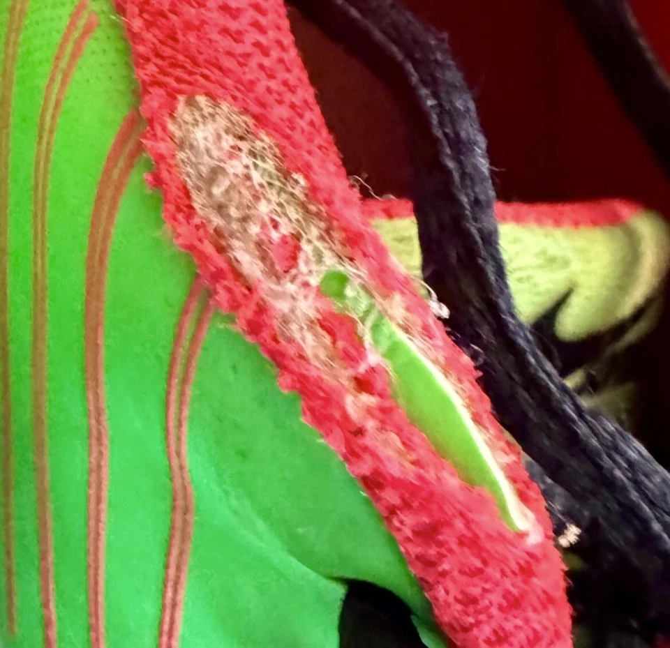 Nike Hyperdiamond 3 Juvenil Talla 1.5 Verde Negro Softbol Botines Zapatos AO7920-300 Foto 4 de 4