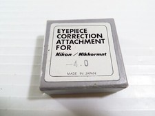 Nikon -4.0 Eyepiece Correction Attachment for Nikon/Nikkormat, NEW Made in Japan