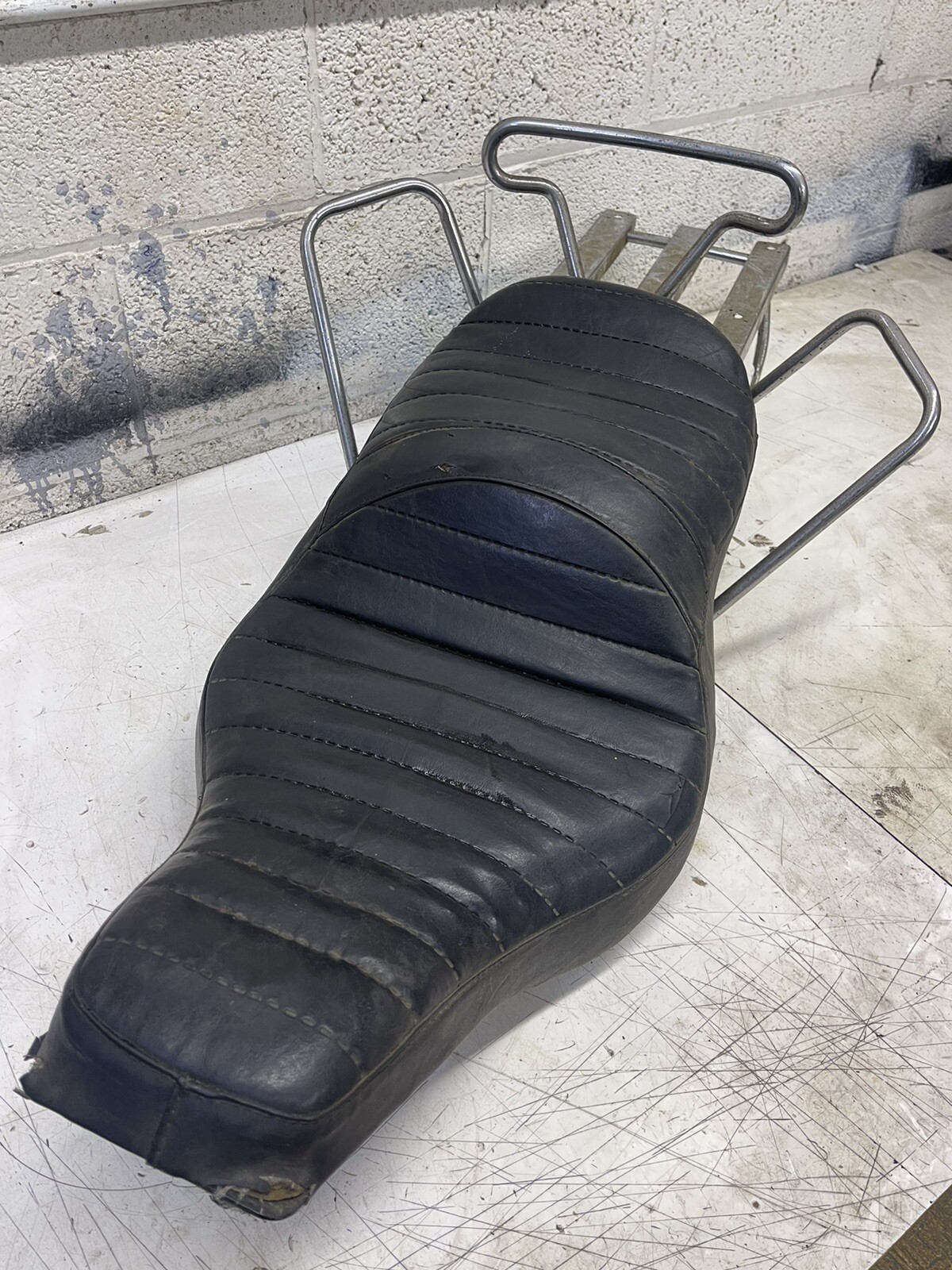 Harley Shovelhead FLH Electraglide Buddy Seat, Grab Rail, Rack For 4