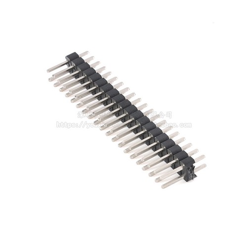 Male Pin Header 2.54mm 0.1" Pitch Double Row 2x2-40Pin PCB Connector Strip - Picture 16 of 17