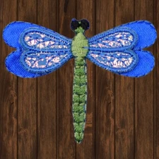 Dragonfly Embroidered Patch — Iron On
