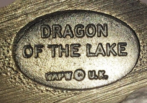 "Peltre Dragon of the Lake con ""Cristal"" de WAPW 1.25"H (bueno para RPG Mini también) - Imagen 5 de 5