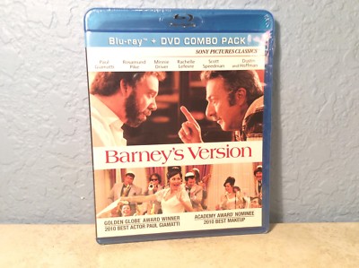 Barneys Version Golden Globe Award 2011 **Blu-ray/DVD Combo Pack** Sealed NIP