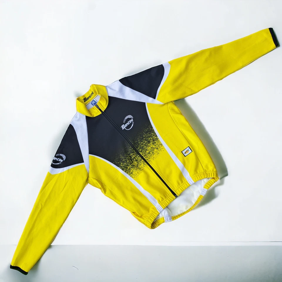 Chaqueta de Ciclismo Santini SMS Wind Tex Hecha en Italia Talla XL Foto 3 de 4