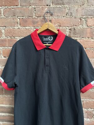 Raf Simons x Fred Perry Men s Pique Polo, Sz 42