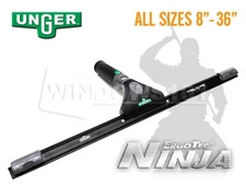 Unger ErgoTec Ninja Complete Squeegee for Window Cleaning Washing - ANY SIZE!