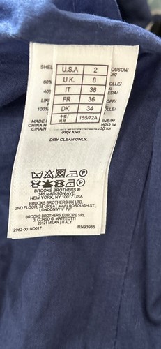 Brooks Brothers Dress Of The Shoulder Maxi Cotton Silk All Over Palm Tree Print - Picture 7 of 9