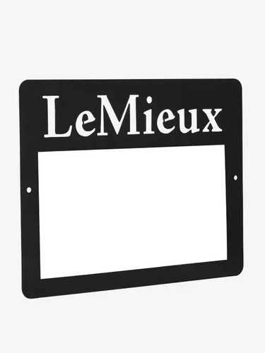 LeMieux Stable Magnetic Whiteboard Weatherproof Yard Notice Board Black/Navy - Picture 6 of 7