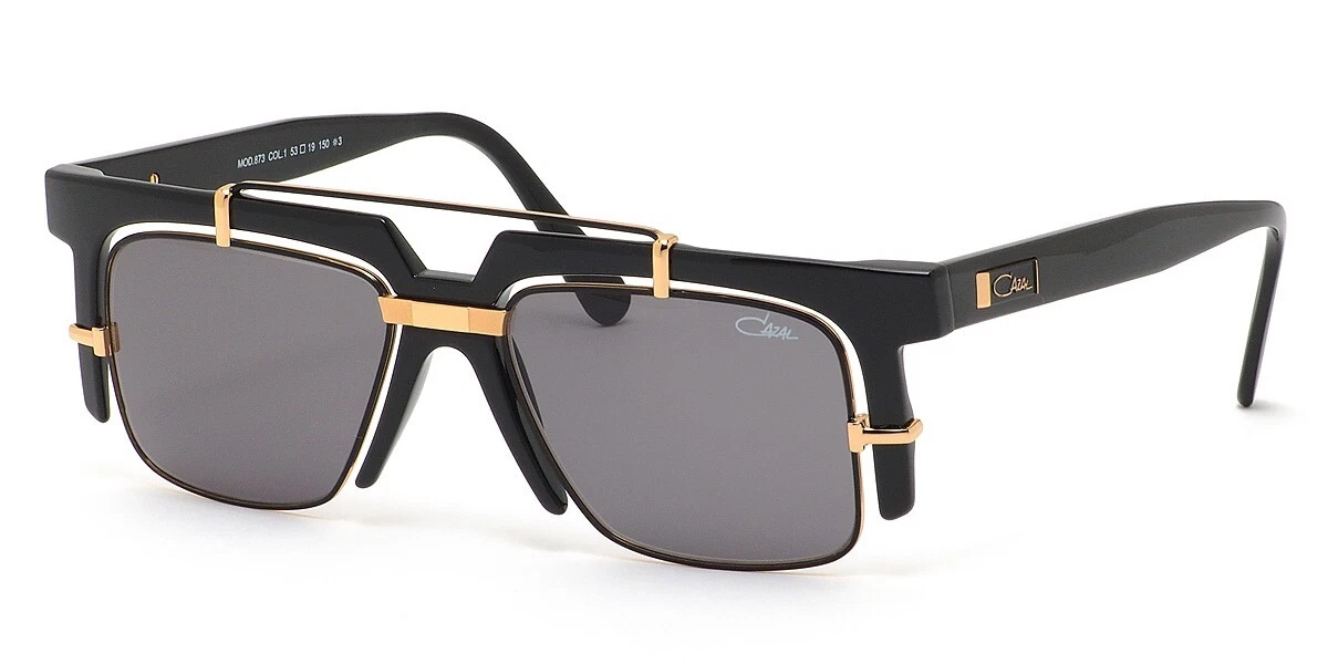 CAZAL Sunglasses LEGENDS MOD.873 COL1 Black Gold Eyewear 53□19-150 w/case bag