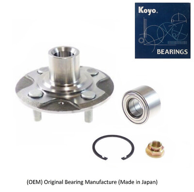 Front Wheel Hub & KOYO Bearing Fit 2001-2005 HONDA CIVIC Exc. Si, SiR