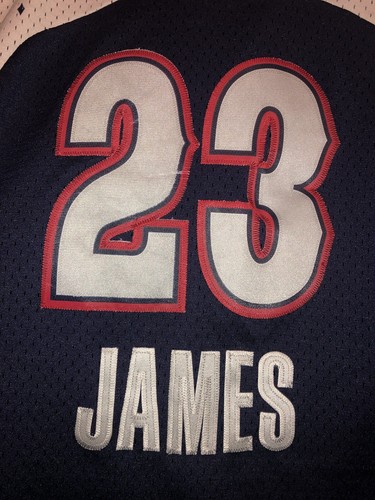 LeBron James #23 ALL STAR GAME NBA EAST 2007 Adidas Blue Jersey Men’s Size XL - Picture 14 of 18