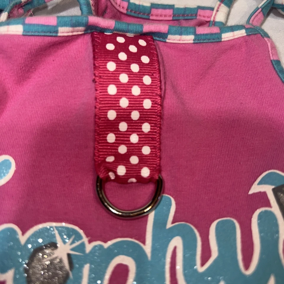 DOG T SHIRT..TROPHY DOG SIZE Med With With Leash Hook On Top Pink - Image 3 of 4