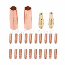 24pcs/set .023" MIG Welding Tip Nozzle Diffuser Kit Fit For Tweco Lincoln Magnum