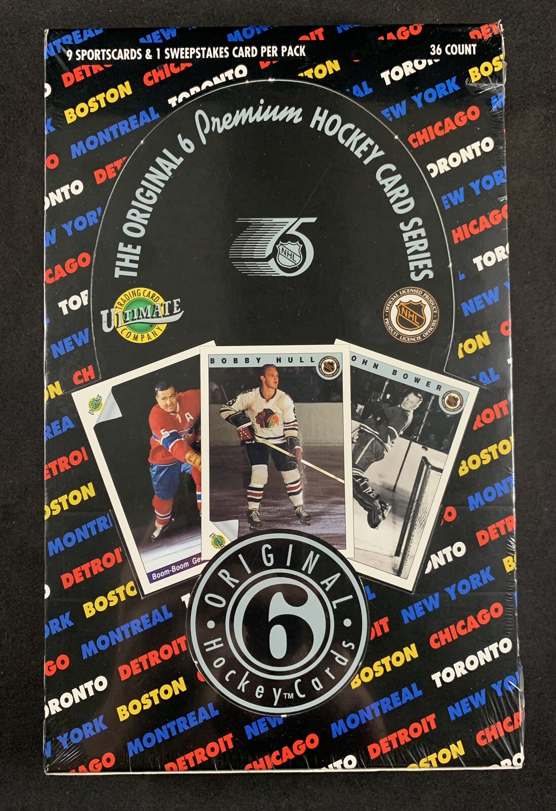 The Original 6 Premium 1992 Hockey Card Series by Ultimate Trading Card