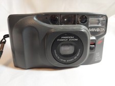 Minolta Freedom Family Zoom 35mm Point Shoot Film Camera - TESTED WORKING
